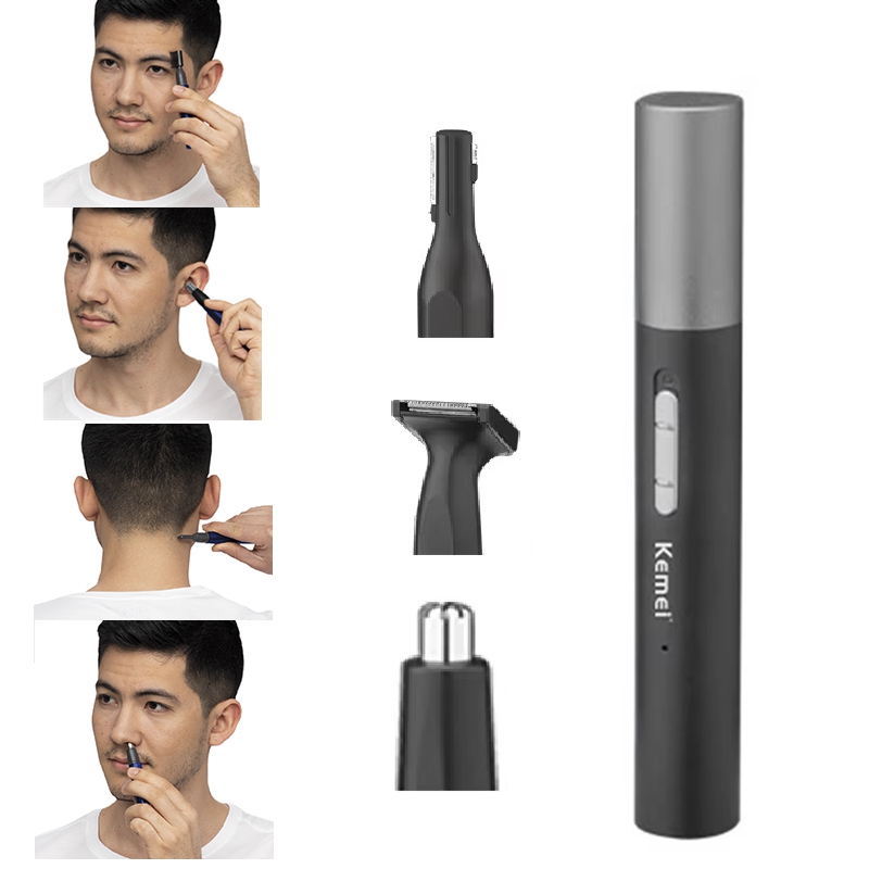 Nose Hair Trimmer - Электрический триммер Kemei Pro для носа,