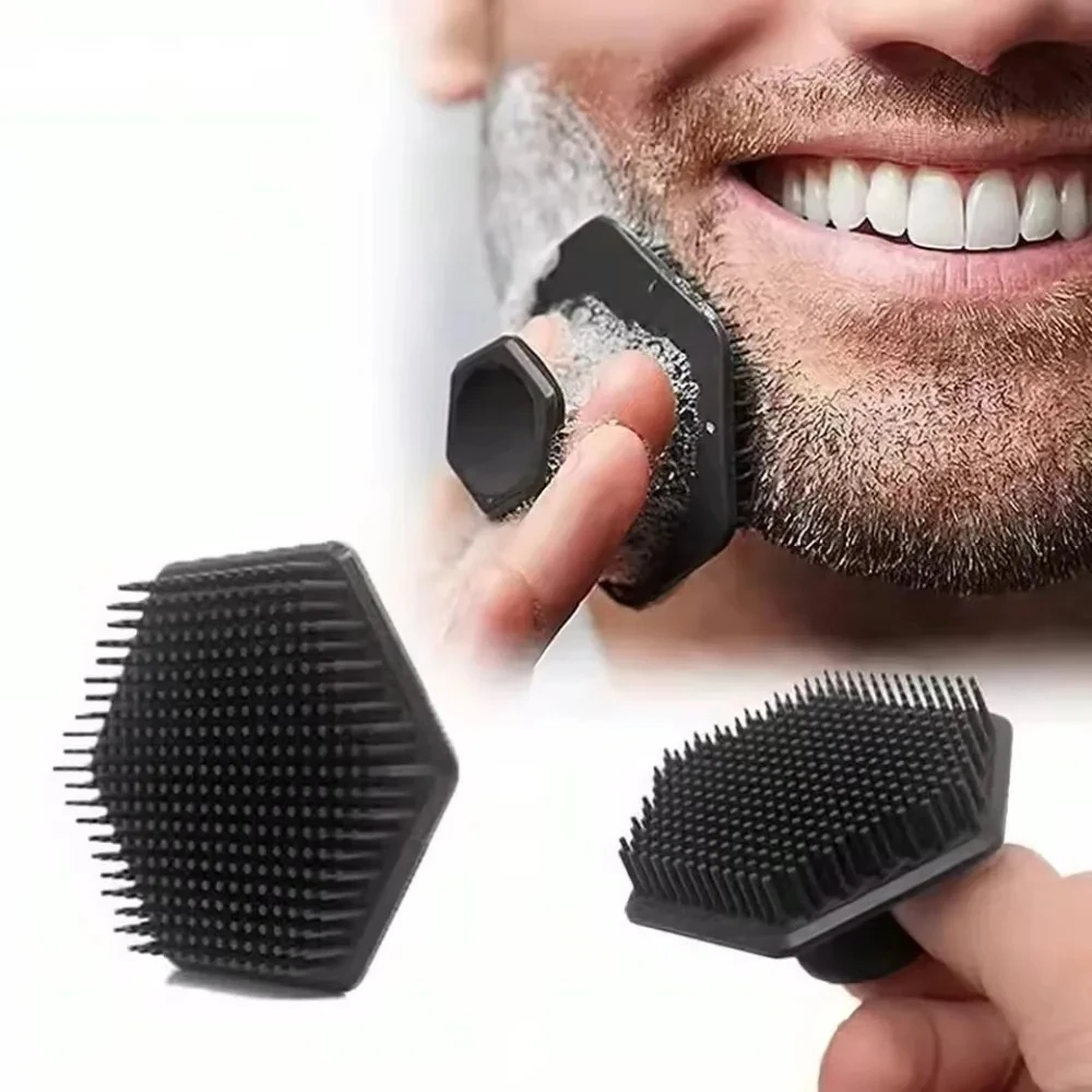 Men'S Grooming And Skin Care - Мини-силиконовая щетка для очищения лица для