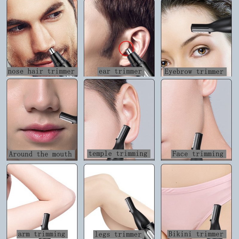 Kemei перезаряжаемый триммер д – обзор и цена Men'S Grooming Nose And Ear