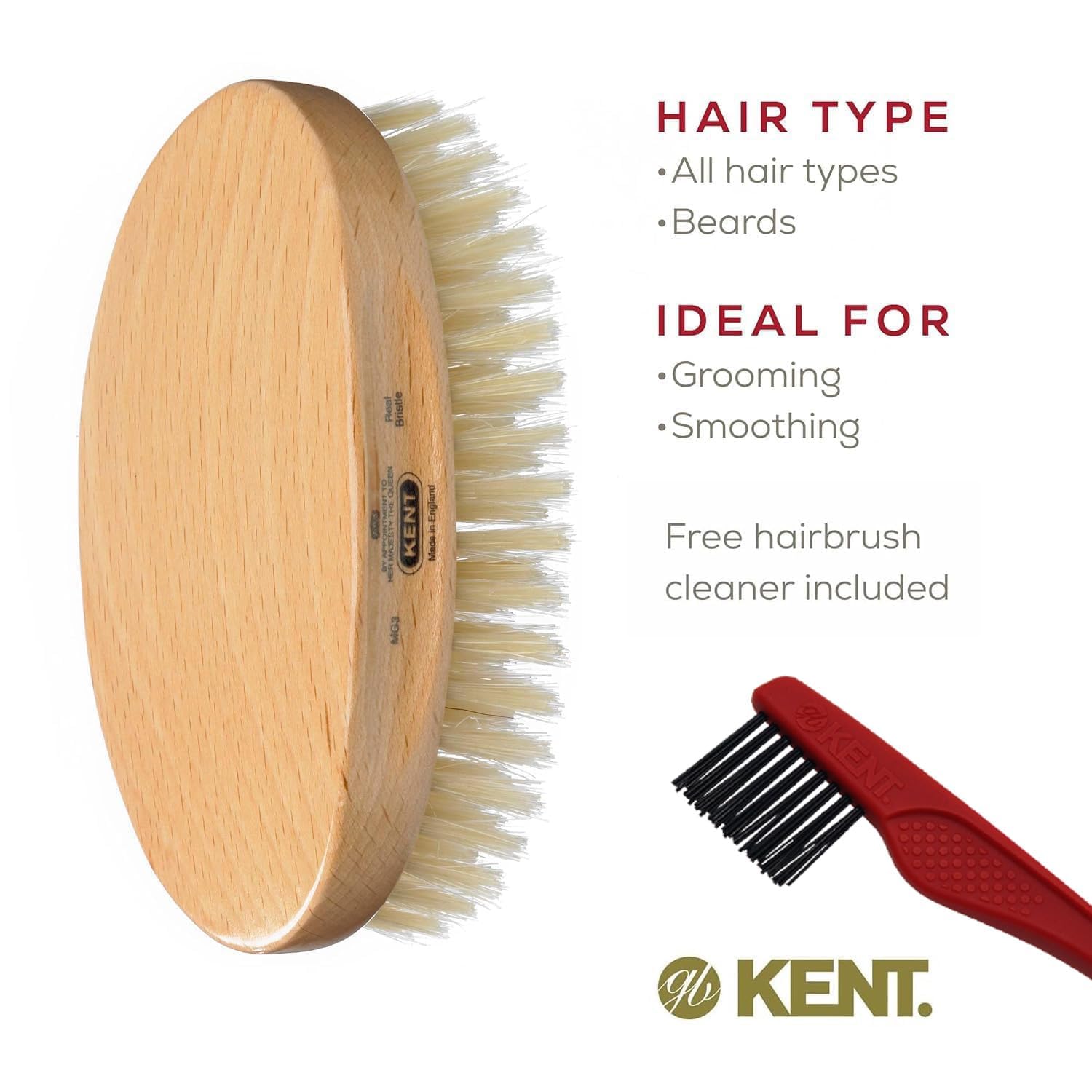 Щетка для волос и бороды Kent  – обзор и цена Men'S Grooming And Skin Care
